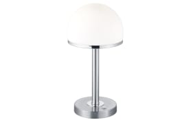 LED-Tischleuchte Berlin in nickel matt/weiß, 39 cm