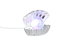 LED-Tischleuchte Shelly, chromfarbig, inkl. RGB-Farbwechsler