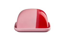 Butterdose Joy, rot/rosa, 6 cm