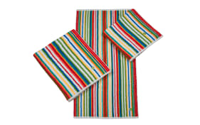 Handtuch Vita gestreift in rot, 50 x 100 cm