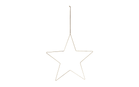 Stern zum Aufhängen L in gold, 46.5 cm