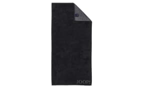 Handtuch Classic Doubleface in schwarz, 50 x 100 cm