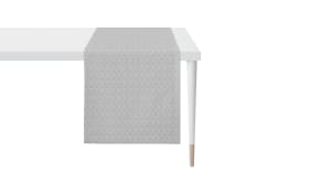 Tischläufer Match, grau/taupe, 46 x 140 cm