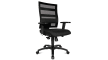 Bürostuhl X-Pander Plus in schwarz mit Netzrücken in schwarz