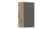 Hängeschrank Mason aus MDF in Nox Oak Nachbildung/basalt Farbig