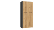 Aktenschrank Podium in Eiche Navarra Nachbildung/graphit matt, 196 cm