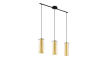 Pendelleuchte Pinto Gold, 3-flammig