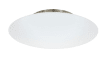 LED-Deckenleuchte Frattina-C in nickel matt