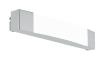 LED-Spiegelleuchte Siderno in chromfarbig, 35 cm