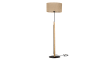 Standleuchte Juta in Eiche geölt/beige, 155 cm