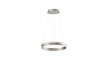 LED-Pendelleuchte Q-Vito in stahlfarbig, 40 cm