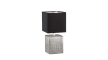 Tischleuchte Candes in silberfarbig/schwarz, 35 cm