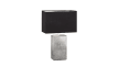 Tischleuchte Candes in silberfarbig/schwarz, 50 cm