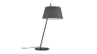 Tischleuchte Mondo Ganto in schwarz/anthrazit, 63 cm