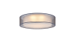 LED-Deckenleuchte Chloe in nickelfarbig/grau, 50 cm