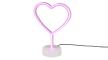 LED-Deko-Tischleuchte Heart in weiß, 30 cm