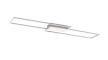 LED-Deckenleuchte Asmin CCT in stahlfarbig, 109 x 26 cm