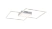 LED-Deckenleuchte Asmin CCT in stahlfarbig, 60 x 60 cm