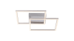 LED-Deckenleuchte Iven in stahlfarbig,  51,5 x 36 cm