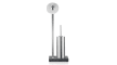 Toilettenbutler Menoto in edelstahl matt, 64,5 cm