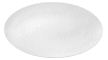 Servierplatte Life Luxury White in weiß, 40 x 26 cm
