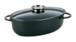 Bräter oval Kerros aus Aluminiumguss in schwarz, 8 l