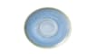 Kaffeeuntertasse Crafted Blueberry aus Porzellan, 15 cm