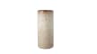 Vase Lave Home aus Steingut Cylinder beige klein, 20 cm