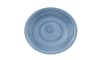 Teller tief Horizon Color Loop aus Porzellan in hellblau