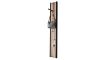 Wandgarderobe Salvo, Kerneiche/anthrazit, 190 cm, inkl. Beleuchtung