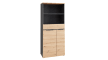 Büroschrank Memphis, Graphit/Artisan, inkl. Softclose Funktion