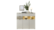 Highboard Ina, kaschmir/Riva Eiche, 125 cm
