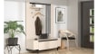 Garderobe Vodol, sandfarbig/schwarz