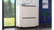 Highboard Vodol, sandfarbig/schwarz