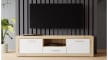 TV-Board Baccio, Artisan Eiche-Nachbildung/weiß
