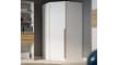 Eckkleiderschrank Smart Room, Eiche-Nachbildung/weiß, 