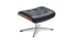 Hocker Timeout Button, schwarz/Walnuss