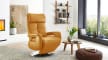 Leder Fernsehsessel Variety 2.0, gelb, inkl. Relaxfunktion