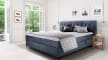 Boxspringbett Brillant, blau, 180 x 200 cm