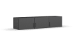 Aufsatzschrank 3352 Allrounder, grau, 136 x 39 cm