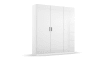 Drehtürenschrank 39A4 Allrounder, weiß, 136 x 197 cm