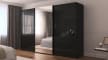 Schwebetürenschrank Contido, schwarz, 301 x 223 cm