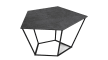 Couchtisch Enigma, schwarz, titan