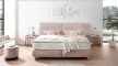 Boxspringbett Deluxe Edition KT4, hellrosa, 180 x 200 cm