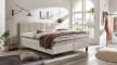 Boxspringbett Somo, cream, 180 x 200 cm, Härtegrad 2 und 3