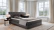 Boxspringbett Dunlopillo Superior, grau, 180 x 200 cm