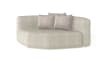 Eckelement Wolke, beige, inkl. Kissen