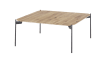 Couchtisch Alto, Asteiche massiv geölt, 80 cm