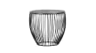 Beistelltisch Coffee, Aluminium/schwarz