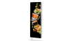 Wanddrehschrank WISTA.SUSHI, Glas/bunt